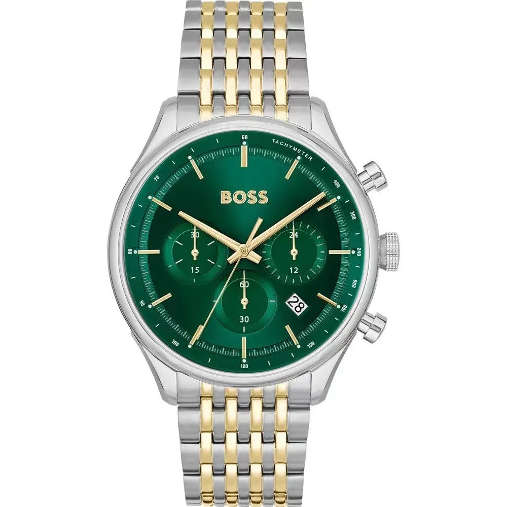 Hugo Boss Green Dial Watch - Hình 2