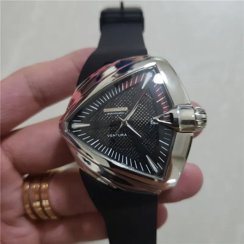Hamilton Ventura Rubber Strap - Hình 5