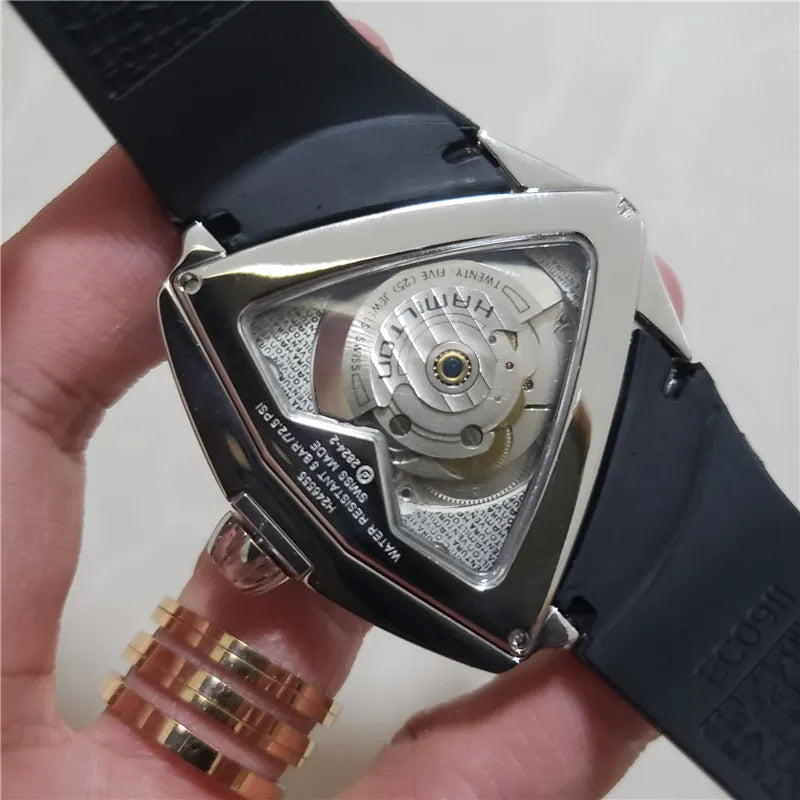 Hamilton Ventura Rubber Strap - Hình 4