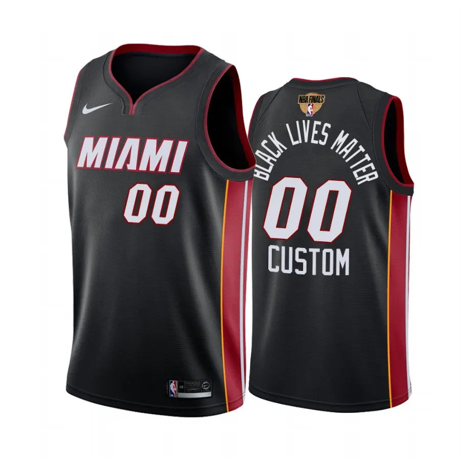 nike nba Miami Heat Black Custom Jersey