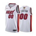 nike nba Miami Heat White Custom Jersey