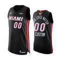 nike Custom Miami Heat Black Jersey