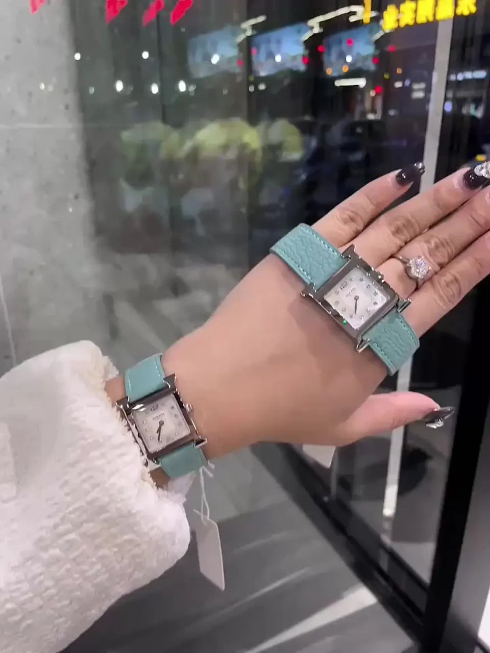 Hermès Heure H Diamond Watch