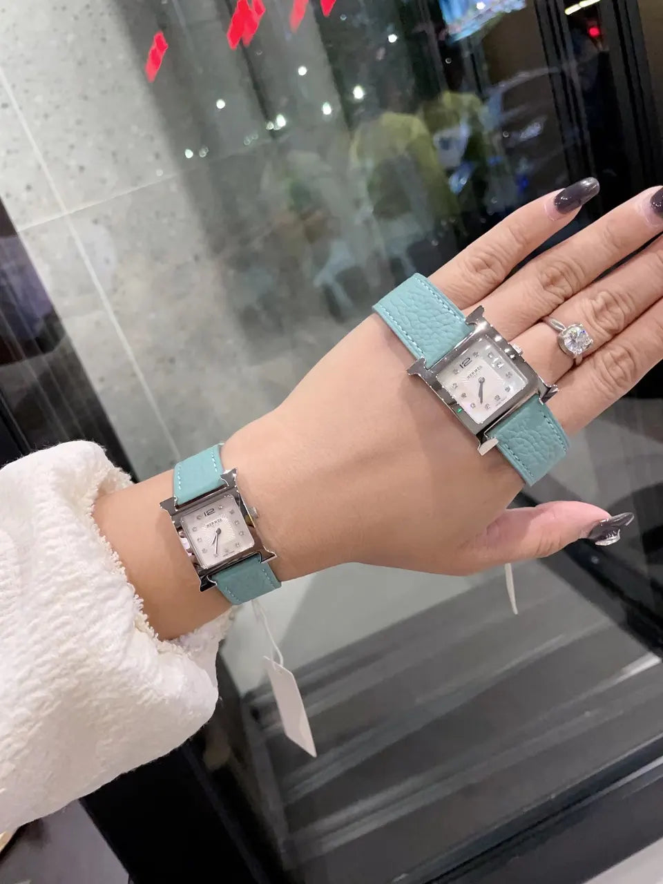 Hermès Heure H Diamond Watch - Hình 6