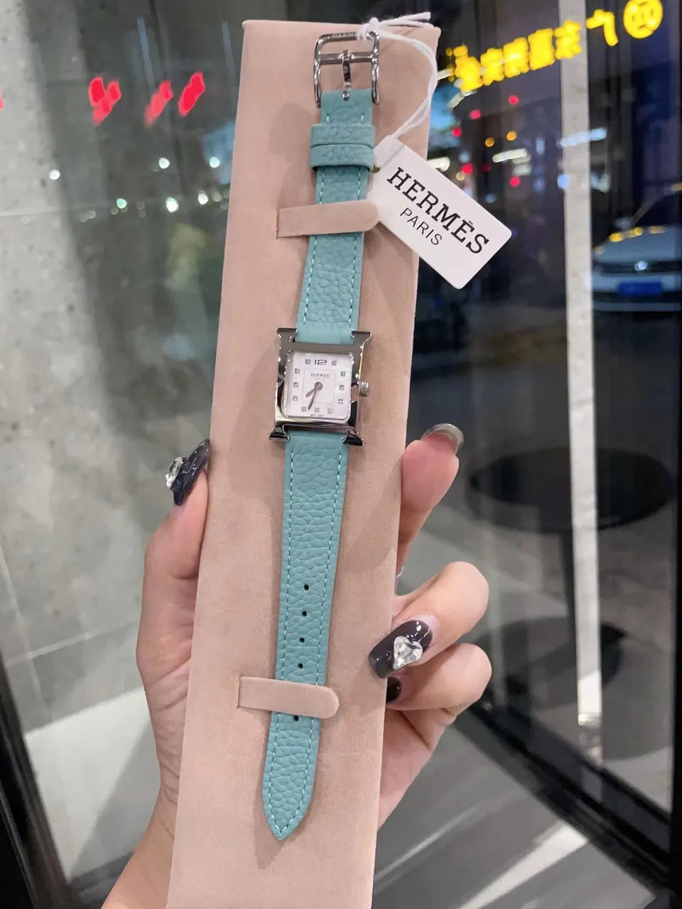 Hermès Heure H Diamond Watch - Hình 9