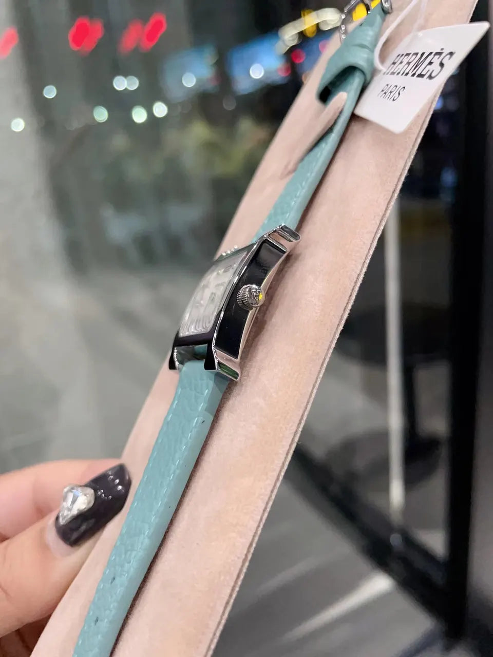 Hermès Heure H Diamond Watch - Hình 10