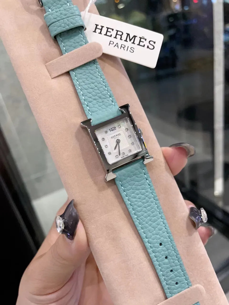 Hermès Heure H Diamond Watch - Hình 8