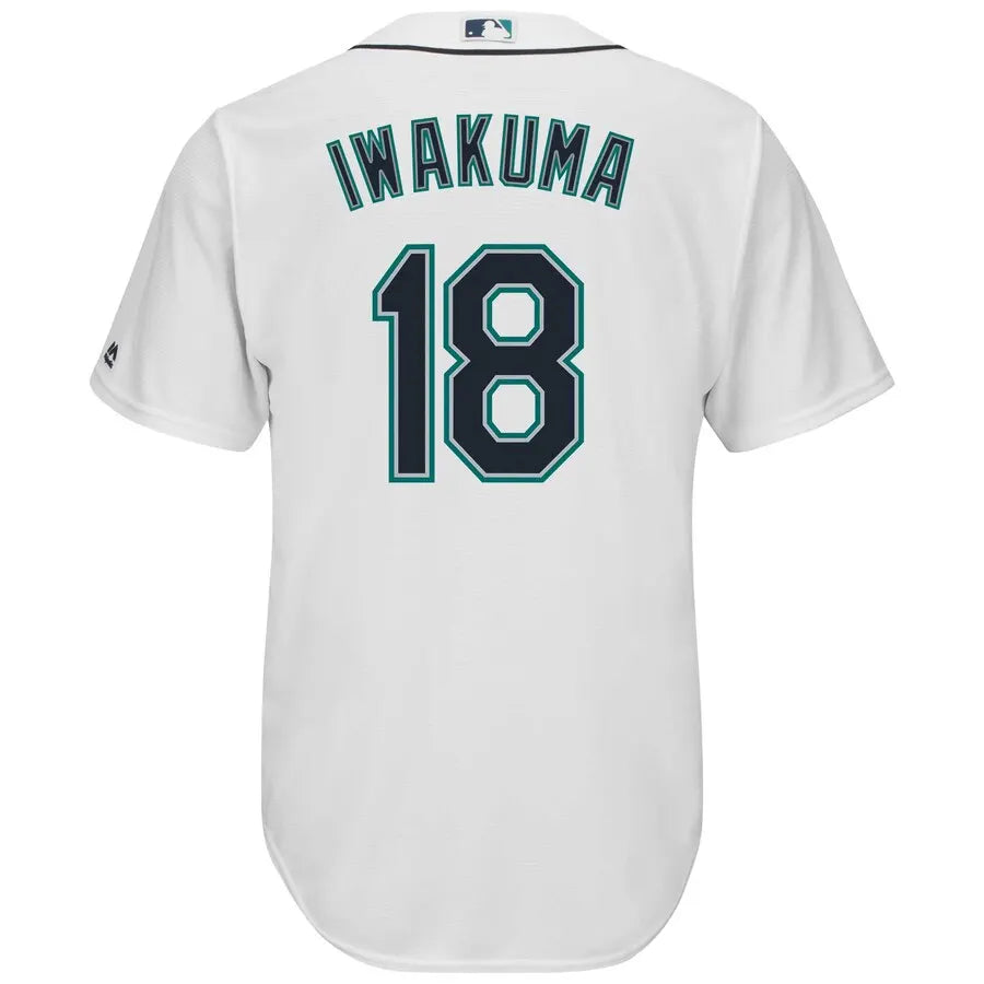 Iwakuma Mariners White Jersey - Hình 2