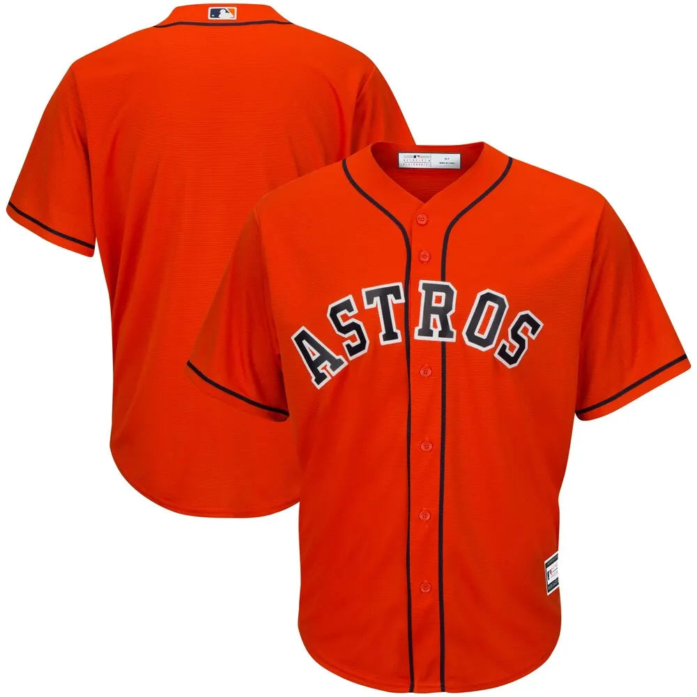 Astros Orange Replica Jersey majestic