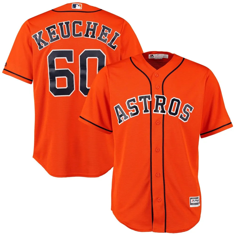 Keuchel Astros Orange Jersey