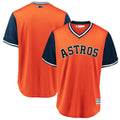 Astros Orange Navy Jersey