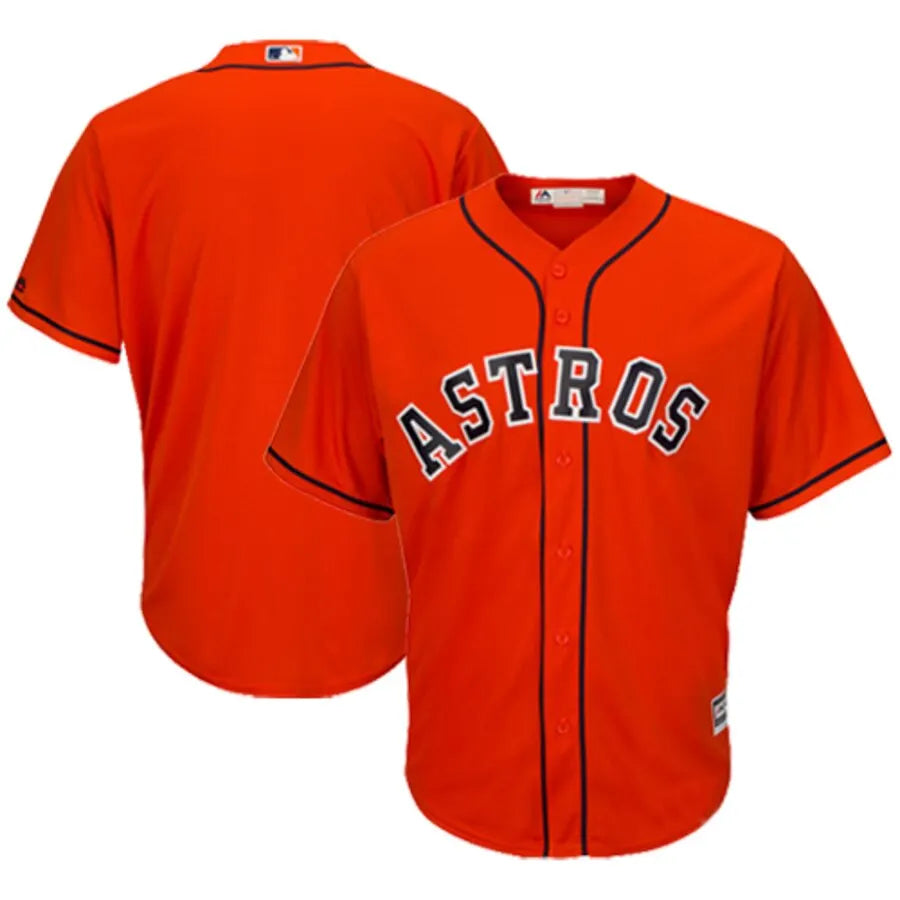 majestic Astros Orange Alternate Jersey