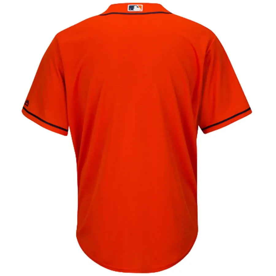 majestic Astros Orange Alternate Jersey - Hình 3