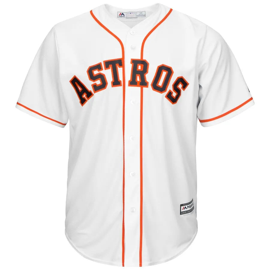 Majestic Astros White Jersey - Hình 2