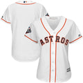 Astros Women's White Pinstripe Jersey