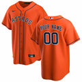 Orange Astros Custom Jersey