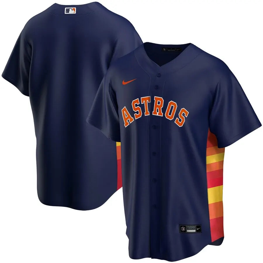 nike houston Astros Navy Alternate Jersey