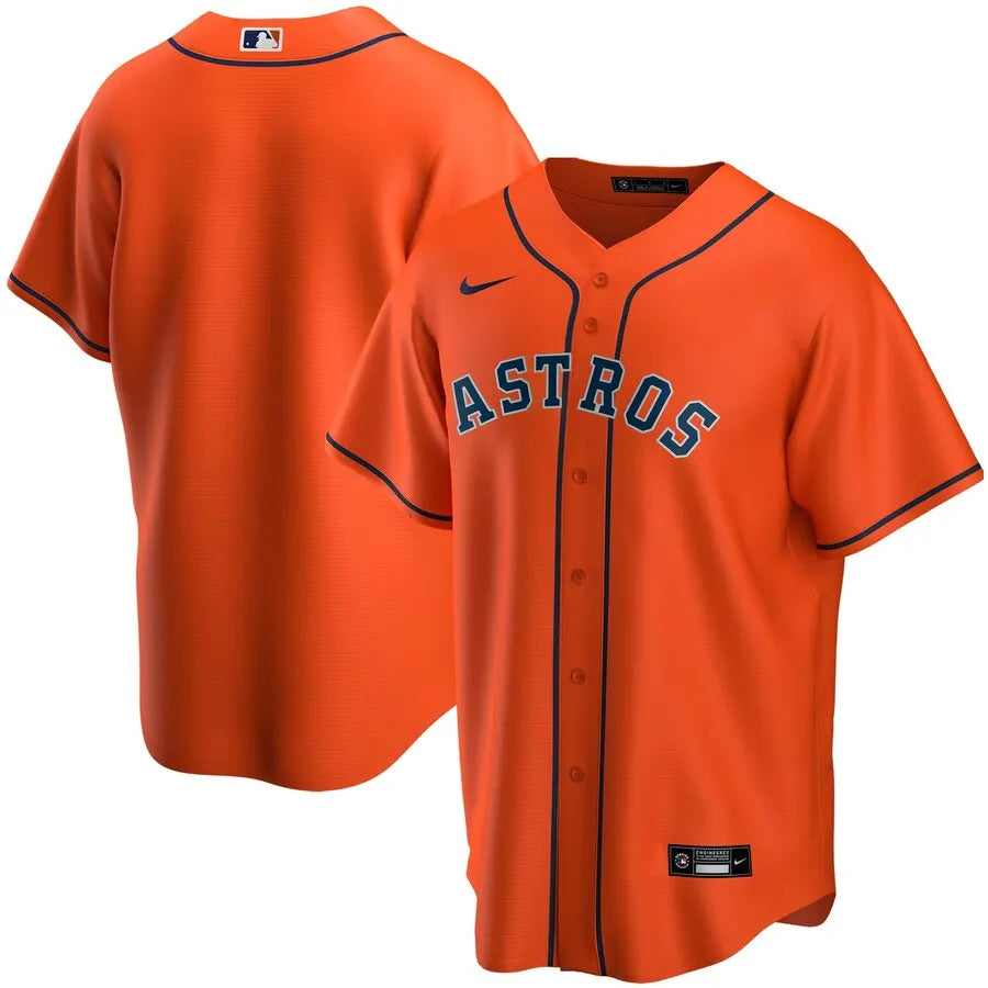 Houston Astros Orange Alternate Jersey