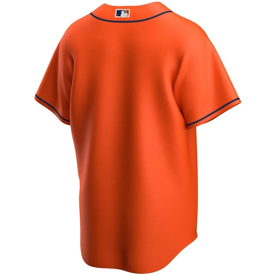 Houston Astros Orange Alternate Jersey - Hình 3