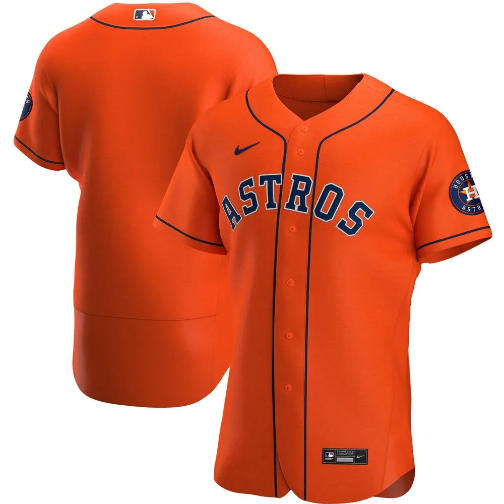 nike Astros Orange Alternate Jersey