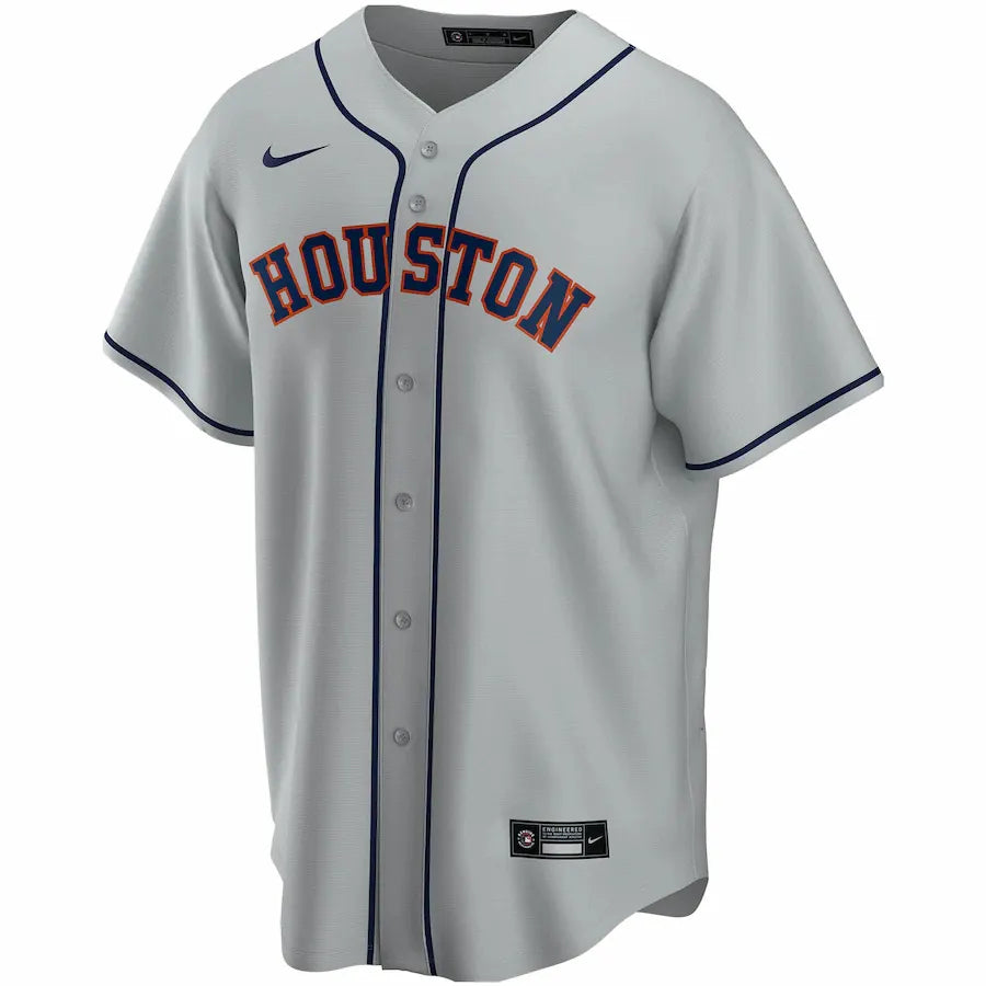 nike Astros Gray Custom Jersey - Hình 2