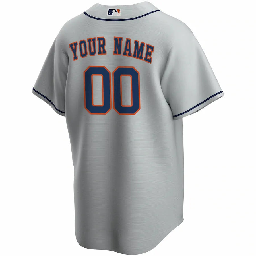 nike Astros Gray Custom Jersey - Hình 3