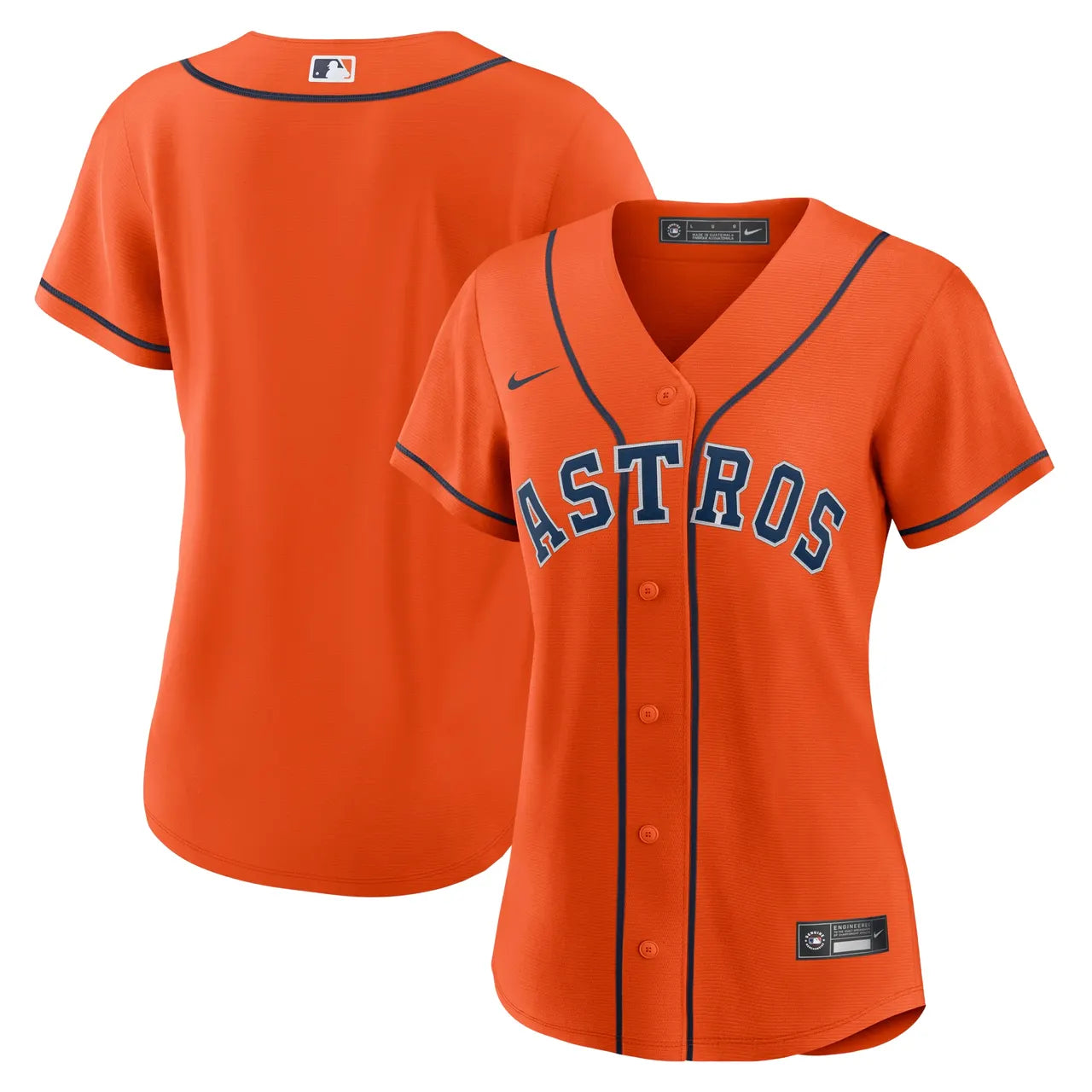Nike Astros Orange Jersey Women