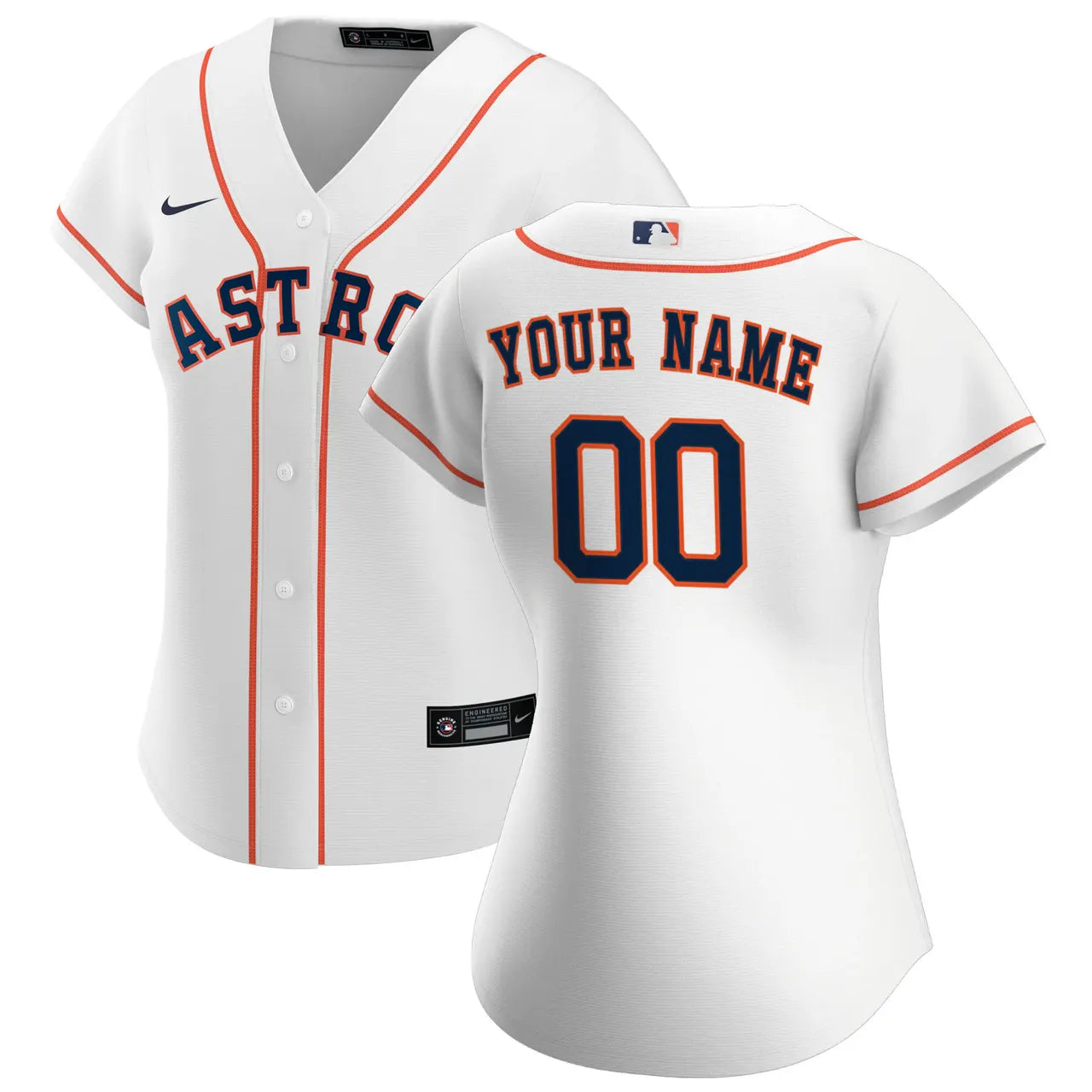 Astros White Custom Jersey nike - Hình 2