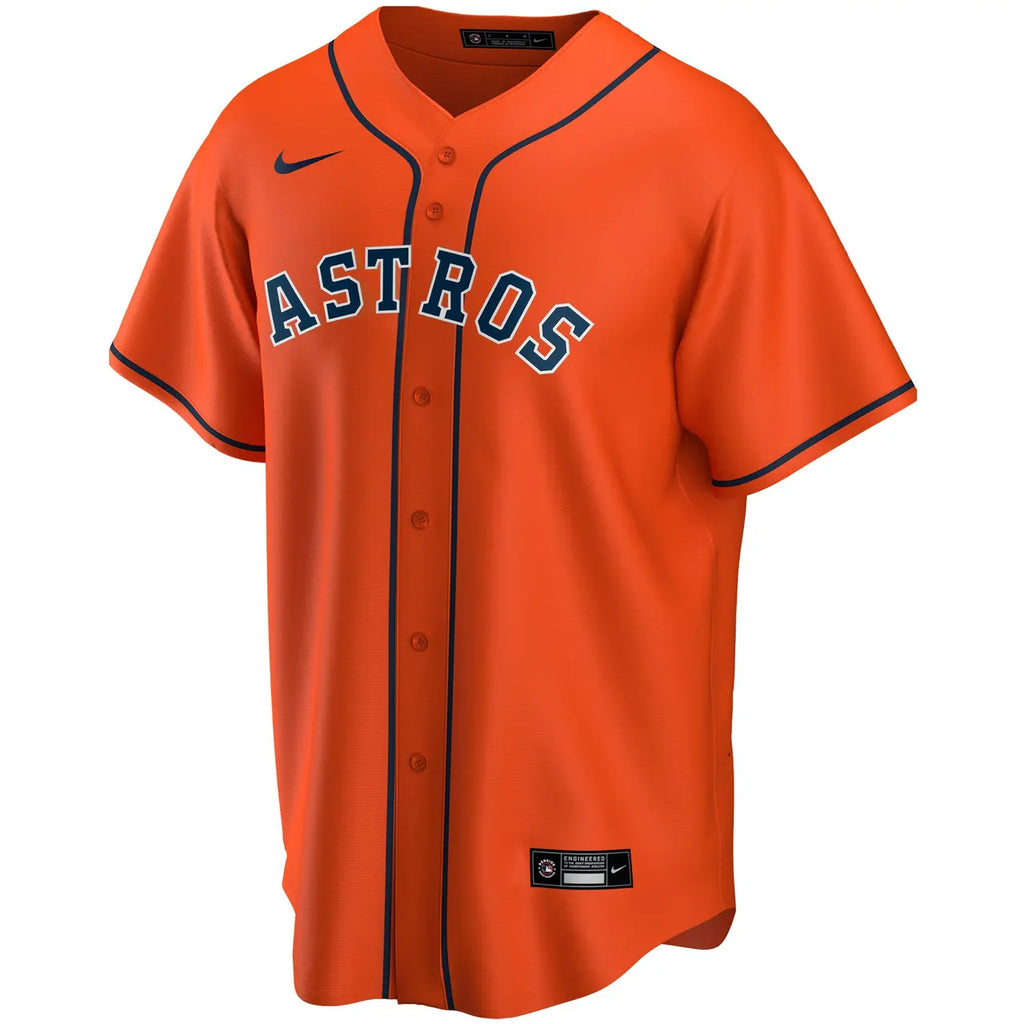 alternate Nike Orange Astros Jersey - Hình 2