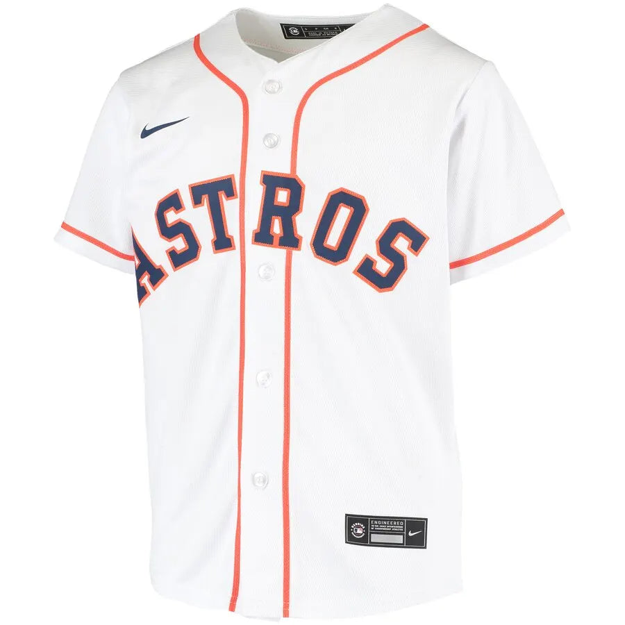Astros Youth Replica Jersey White