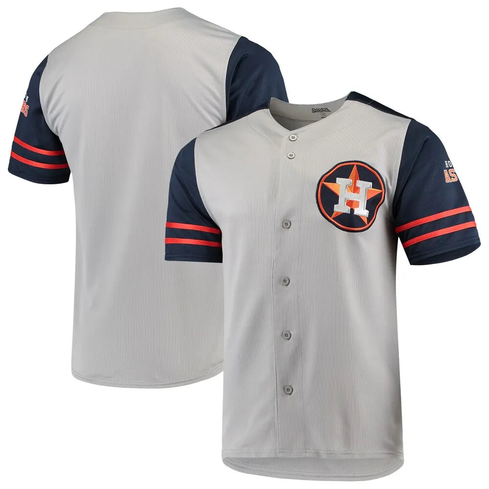 stitches Astros Gray Road Jersey