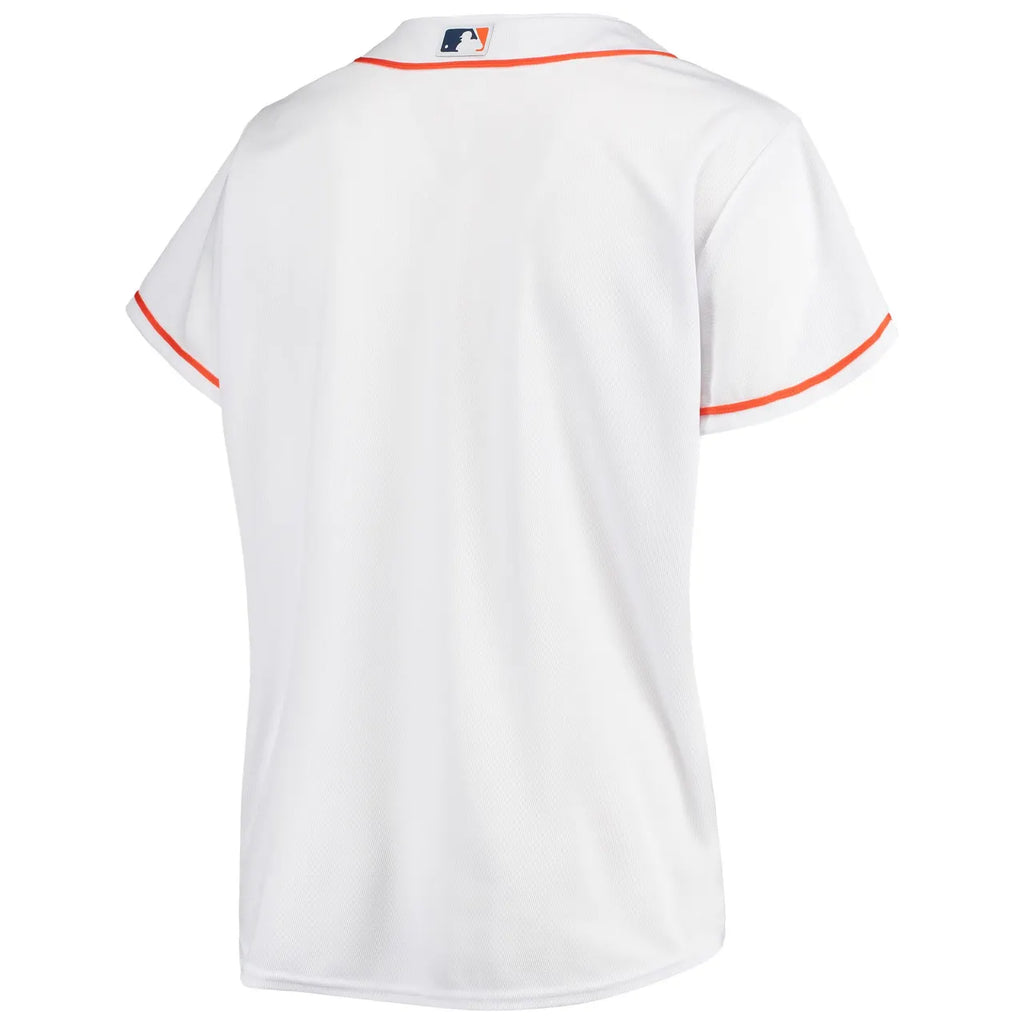 Astros Ladies White Jersey - Hình 4