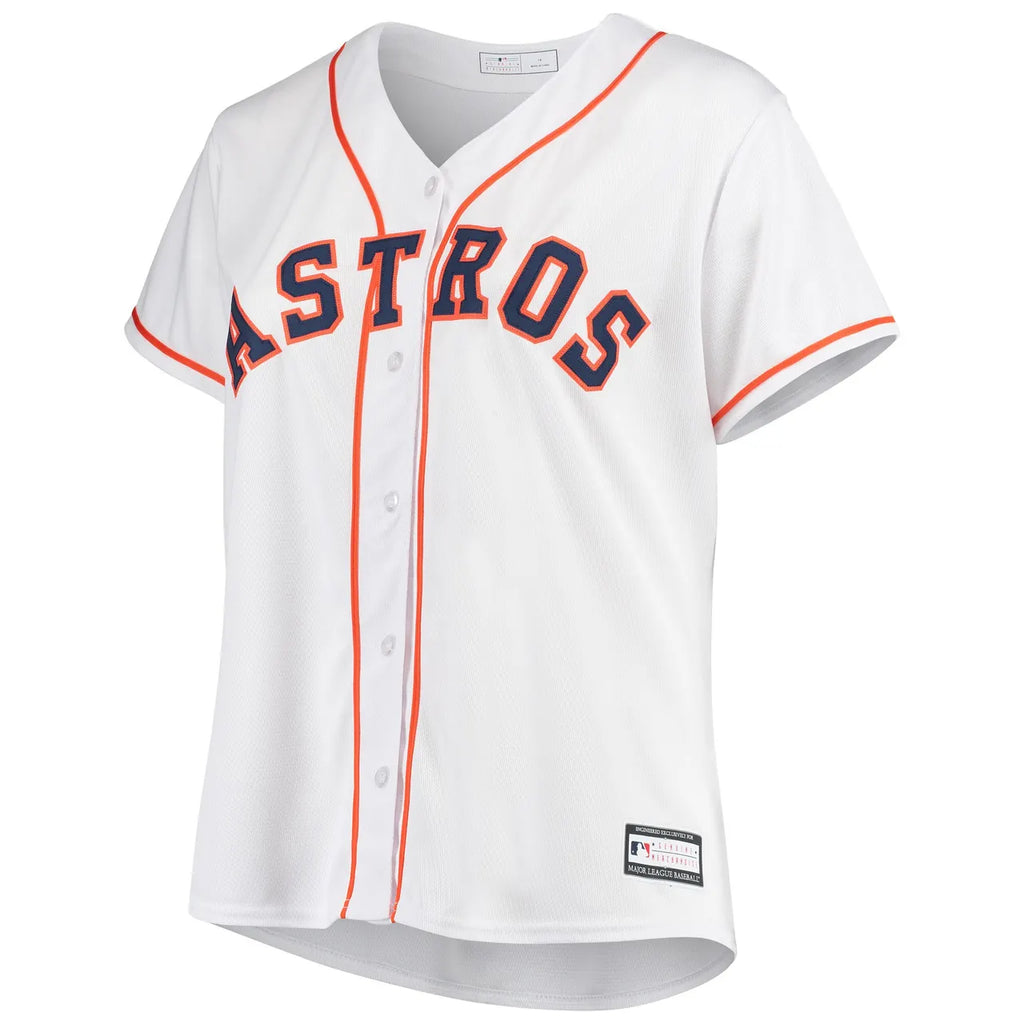 Astros Ladies White Jersey - Hình 3