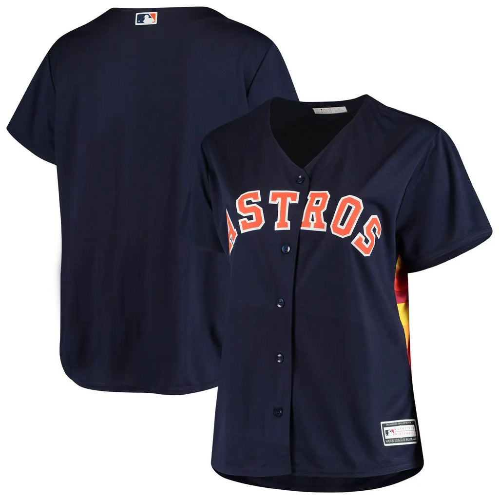 Astros Women's Navy Jersey - Hình 2
