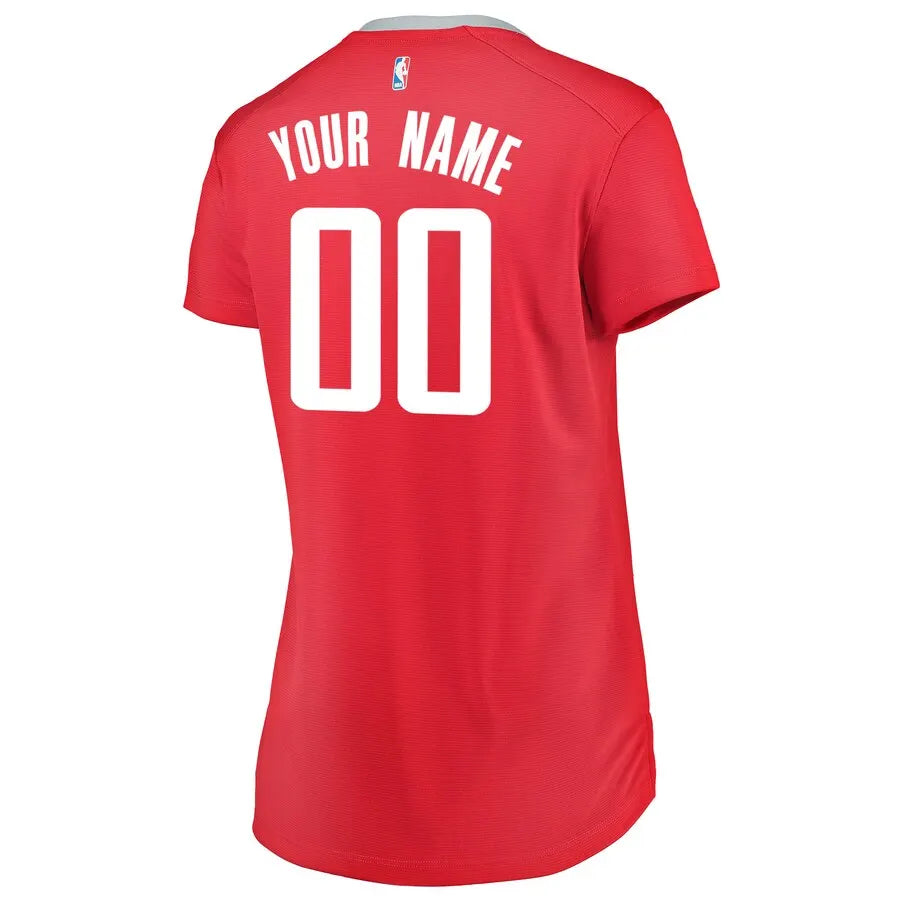 Rockets Red Women's Jersey - Hình 2