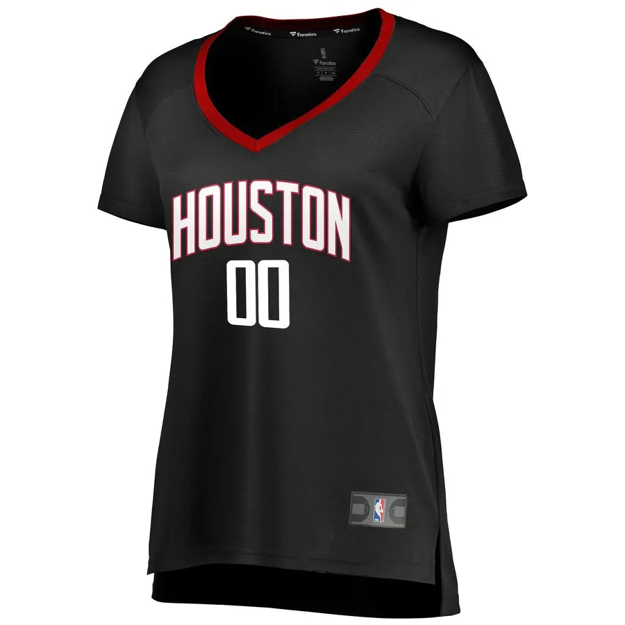 fanatics Rockets Custom Black Jersey - Hình 2