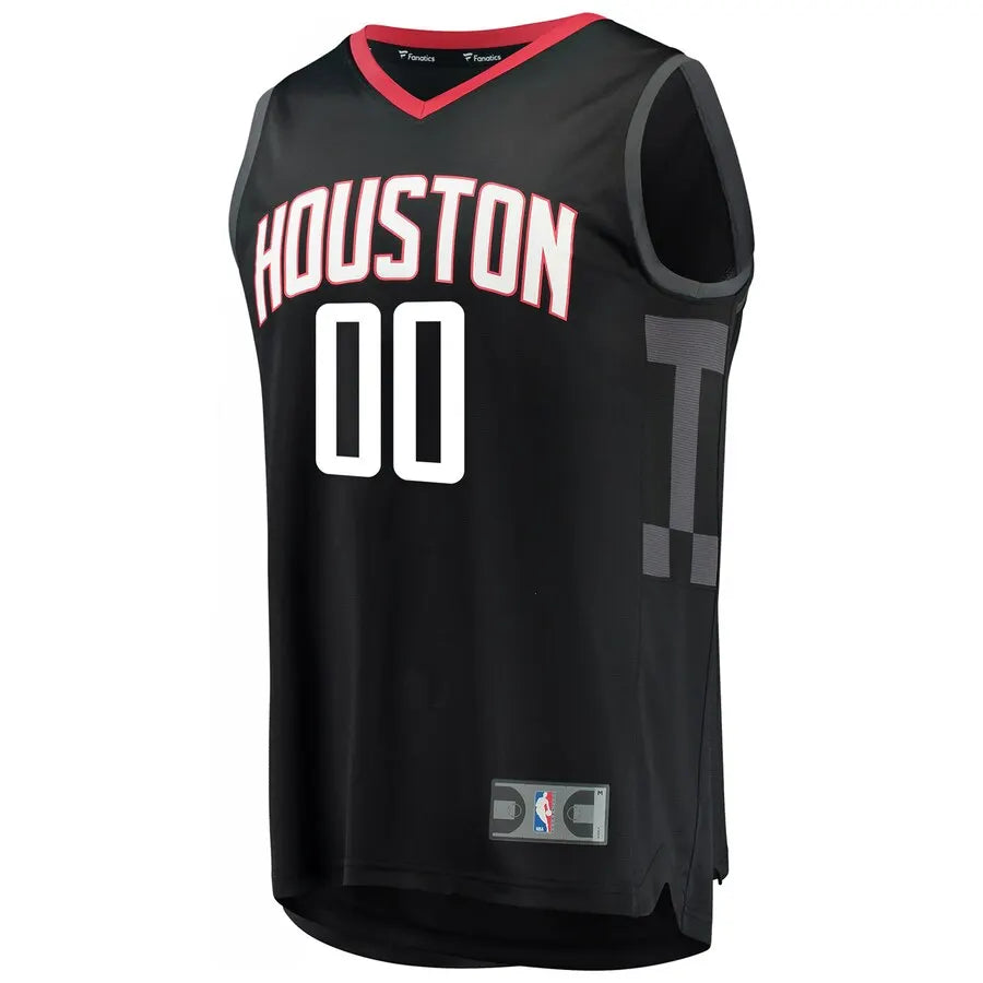 fanatics Rockets Black Custom Jersey