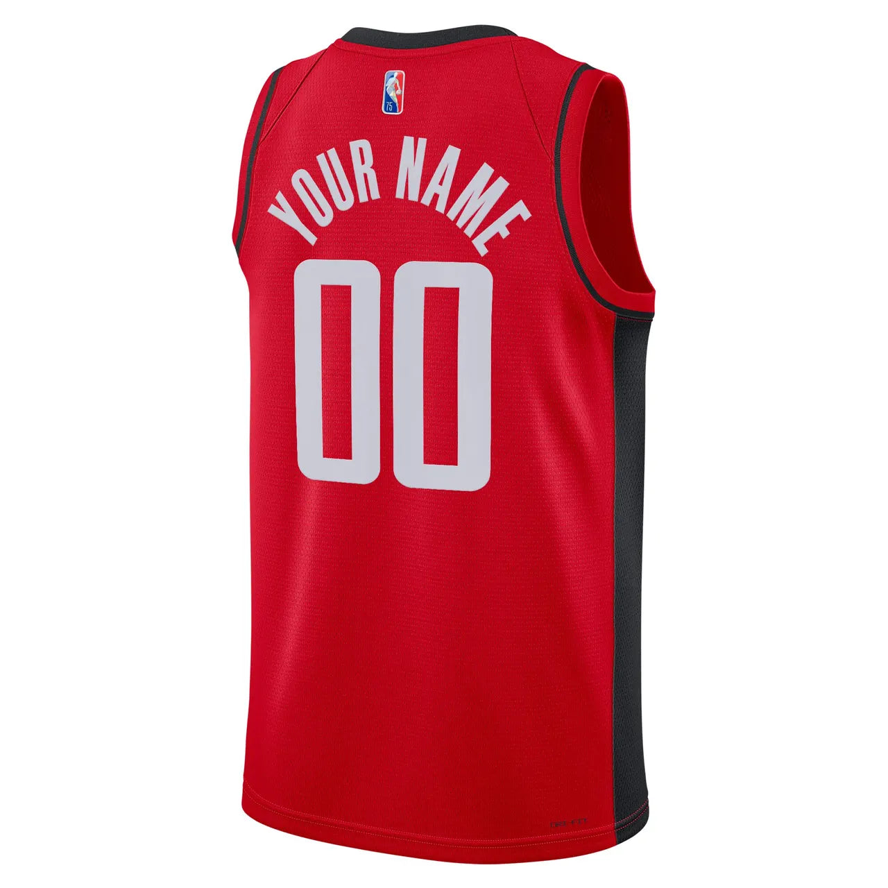 Rockets Red Custom Name Jersey - Hình 3