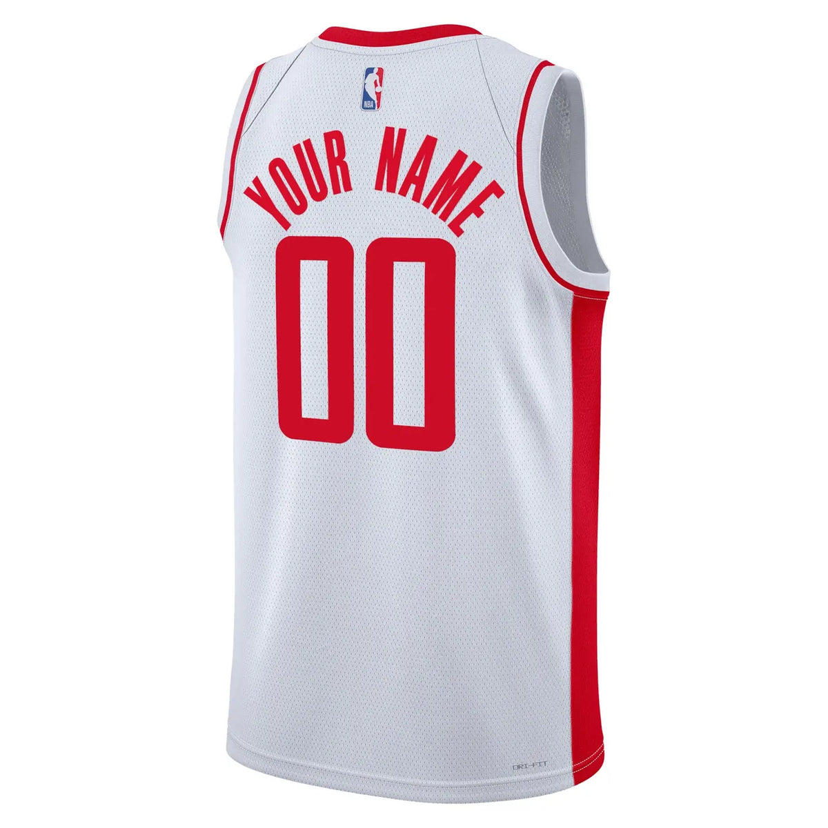 Rockets White Custom Jersey nike association - Hình 2