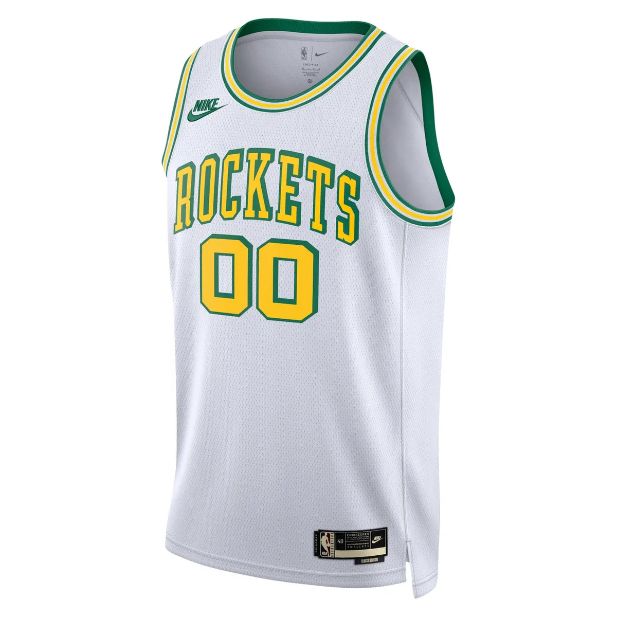 Rockets White Classic Jersey Nike - Hình 2