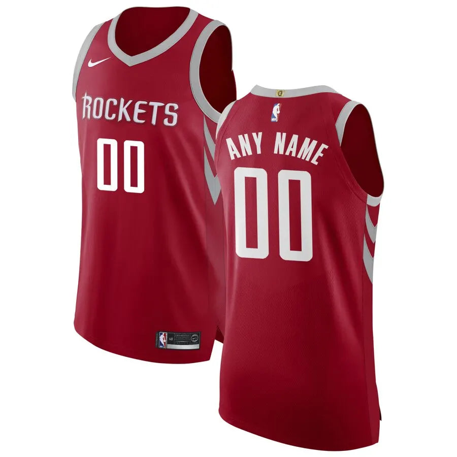 Rockets Maroon Custom Jersey