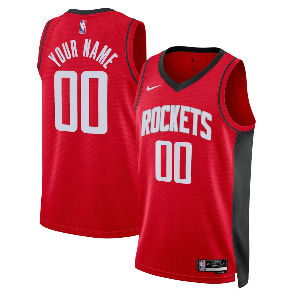 Rockets Red Personalized Jersey