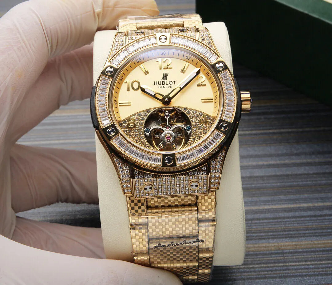 Hublot Gold Diamond Tourbillon