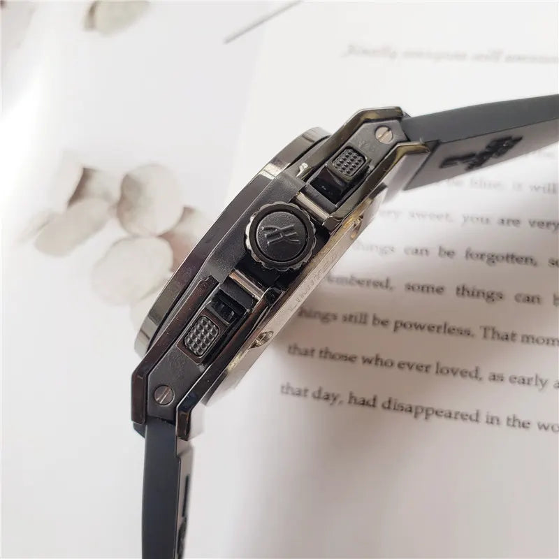 classic Hublot Black Carbon Fiber - Hình 4