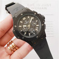 classic Hublot Black Carbon Fiber