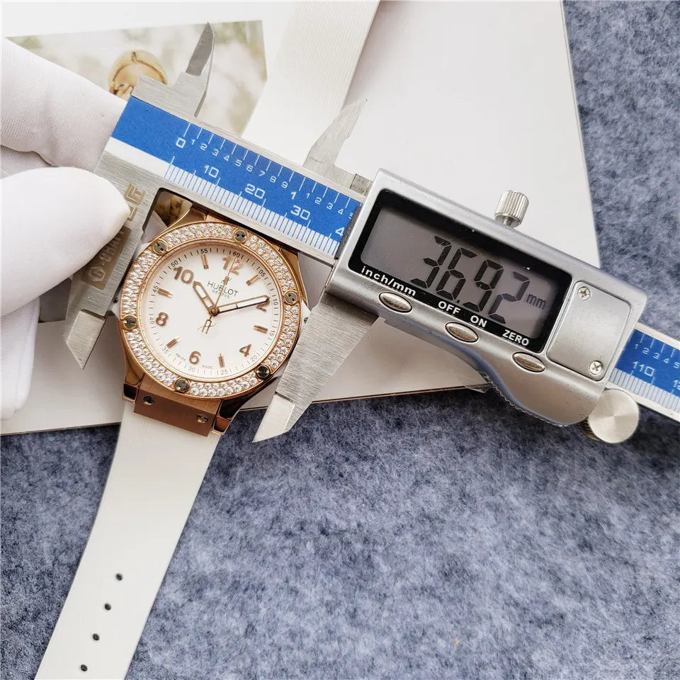 diamond Hublot Rose Gold White - Hình 3