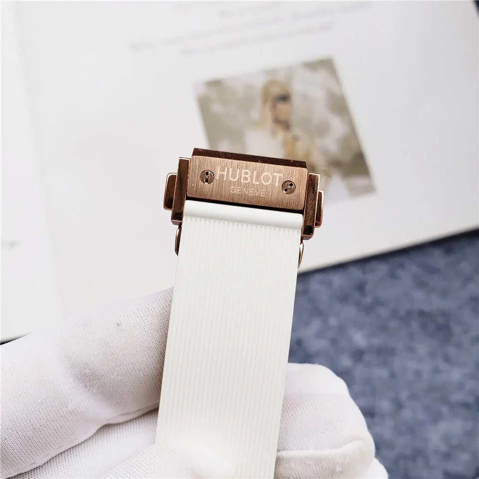 diamond Hublot Rose Gold White - Hình 5