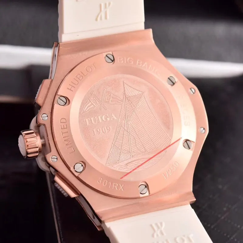 pave Hublot Rose Gold Diamond - Hình 3