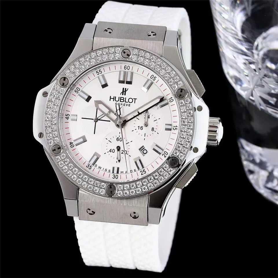Hublot White Diamond Bezel - Hình 3
