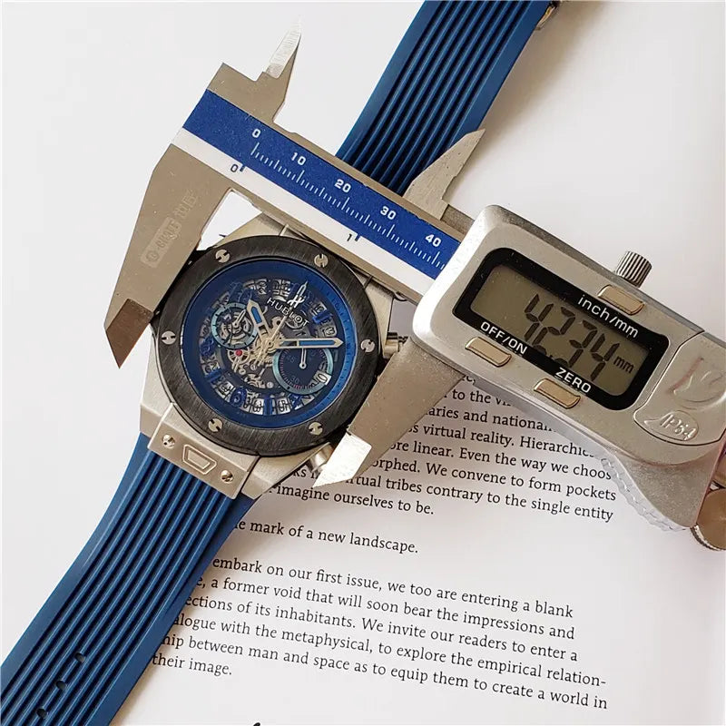 Hublot Big Bang Blue Skeleton - Hình 7